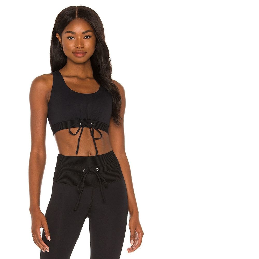NEW Size M STRUT-THIS Gigi Sports Bra in Black REVOLVE MSRP $70